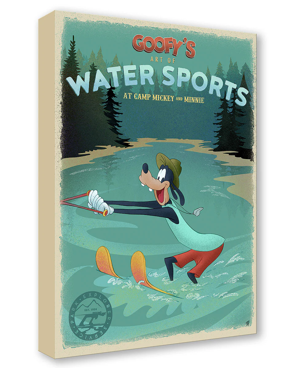 "Goofy's Water Sports" by Bret Iwan | Signed and Numbered Edition