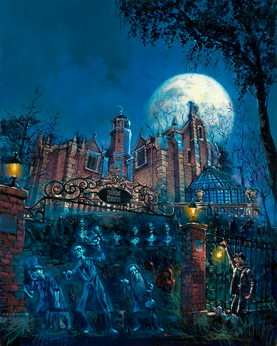 "Haunted Mansion" by Rodel Gonzalez | Premiere Signed and Numbered Edition - Image 2