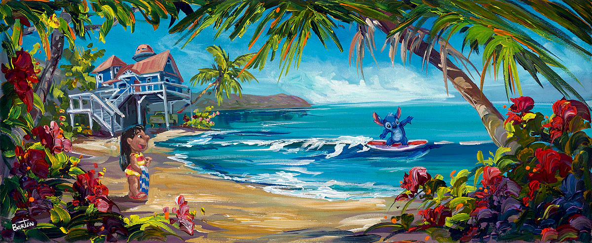 "Hawaiian Hideout" by Steve Barton | Signed and Numbered Edition - Image 2