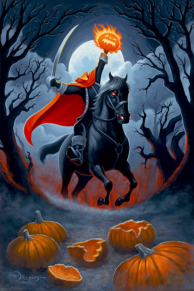 "Headless Horseman Rides Tonight" by Tim Rogerson | Signed and Numbered Edition - Image 2