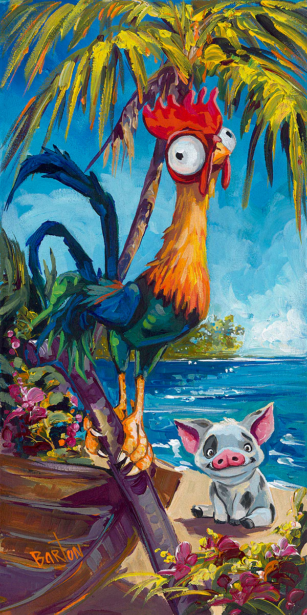 "Hei Hei and Pua" by Steve Barton | Signed and Numbered Edition - Image 2