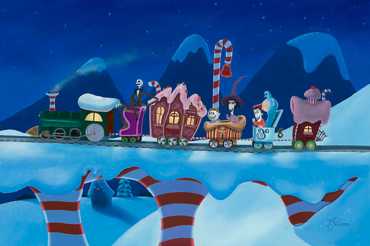 "Holiday Train" by Michael Provenza | Signed and Numbered Edition - Image 2