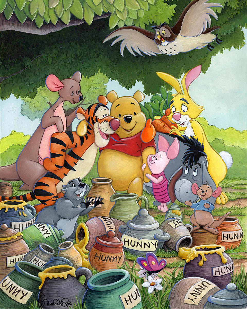 "Honey Pot Gathering" by Michelle St.Laurent | Premiere Treasure on Canvas - Image 2