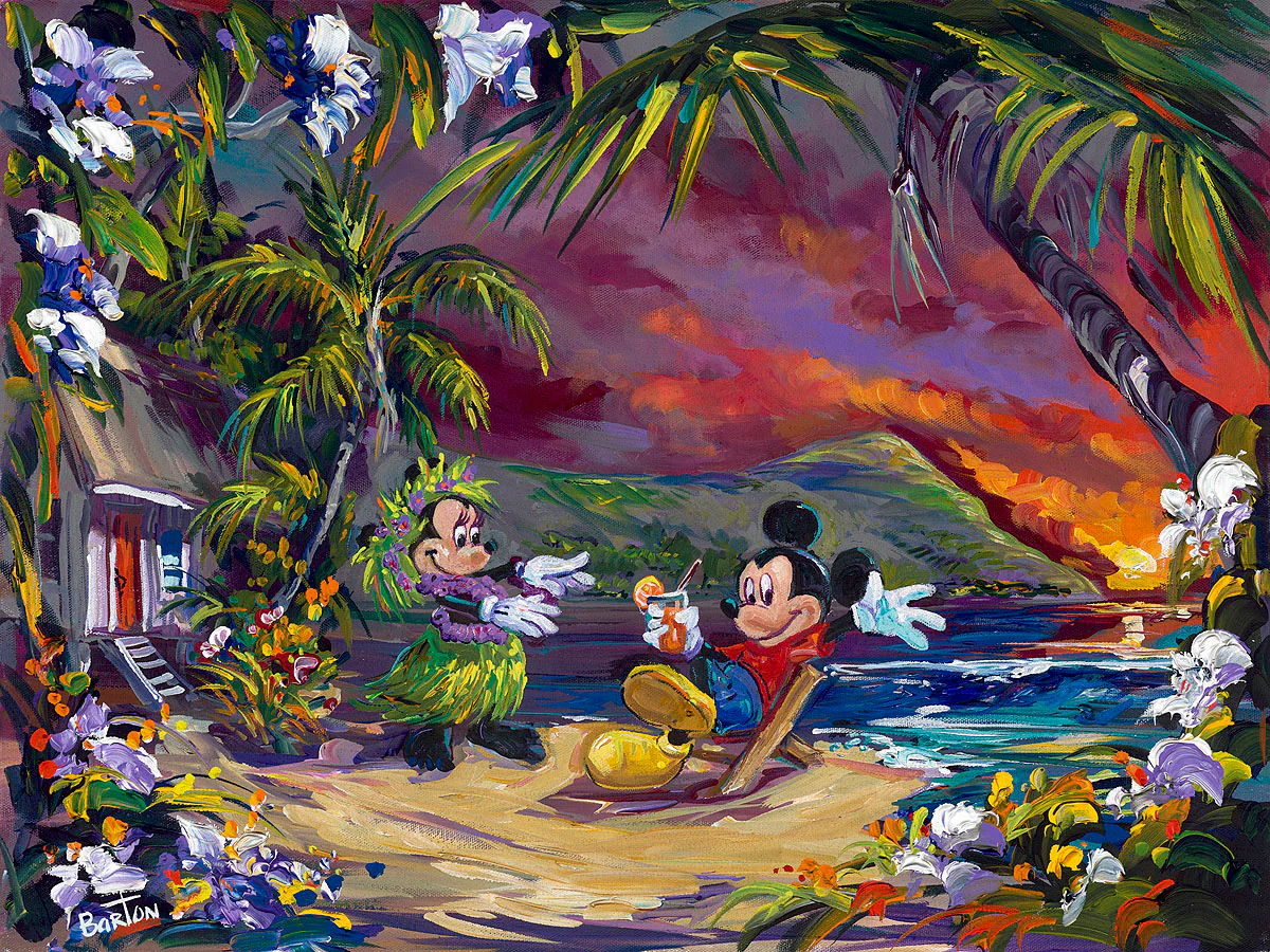 "Hula Love" by Steve Barton | Signed and Numbered Edition - Image 2