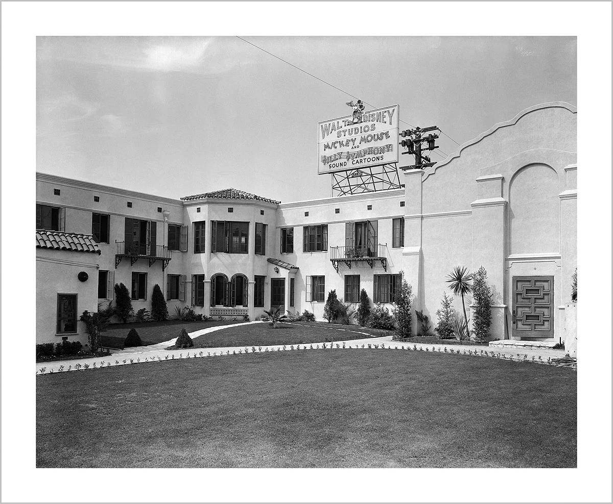 "Hyperion Studios Courtyard" from Disney Photo Archives