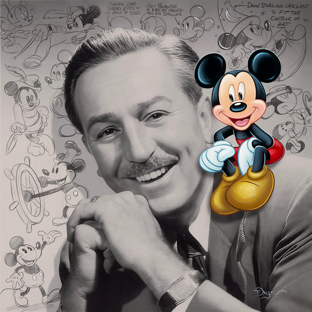 "It All Started with a Mouse" by Tim Rogerson | Signed and Numbered Edition - Image 2