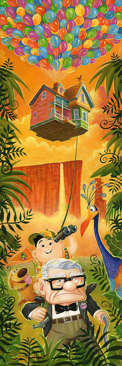 "Journey to Paradise Falls" by Tim Rogerson | Signed and Numbered Edition - Image 2