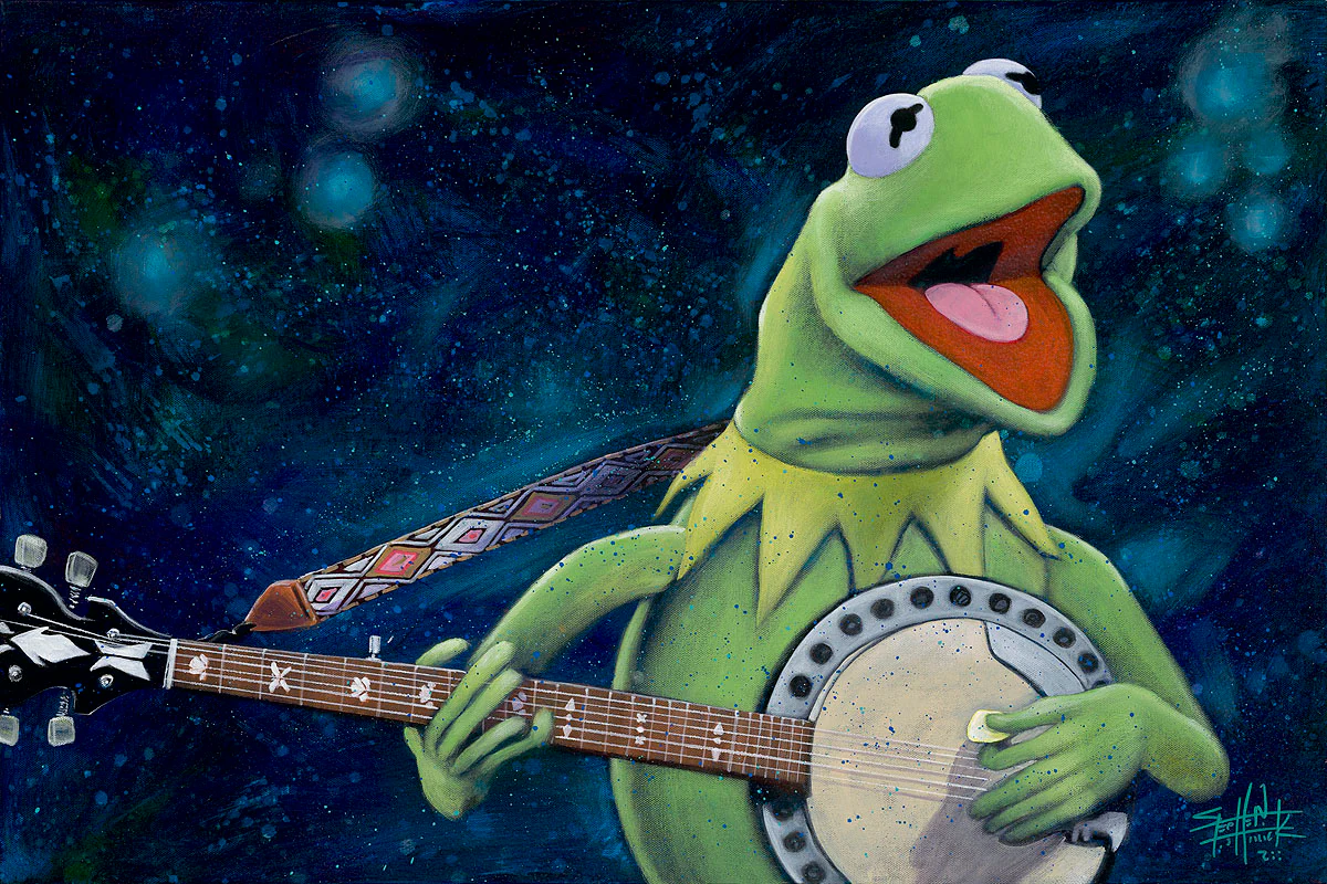 "Kermit and His Banjo" by Stephen Fishwick - Image 2
