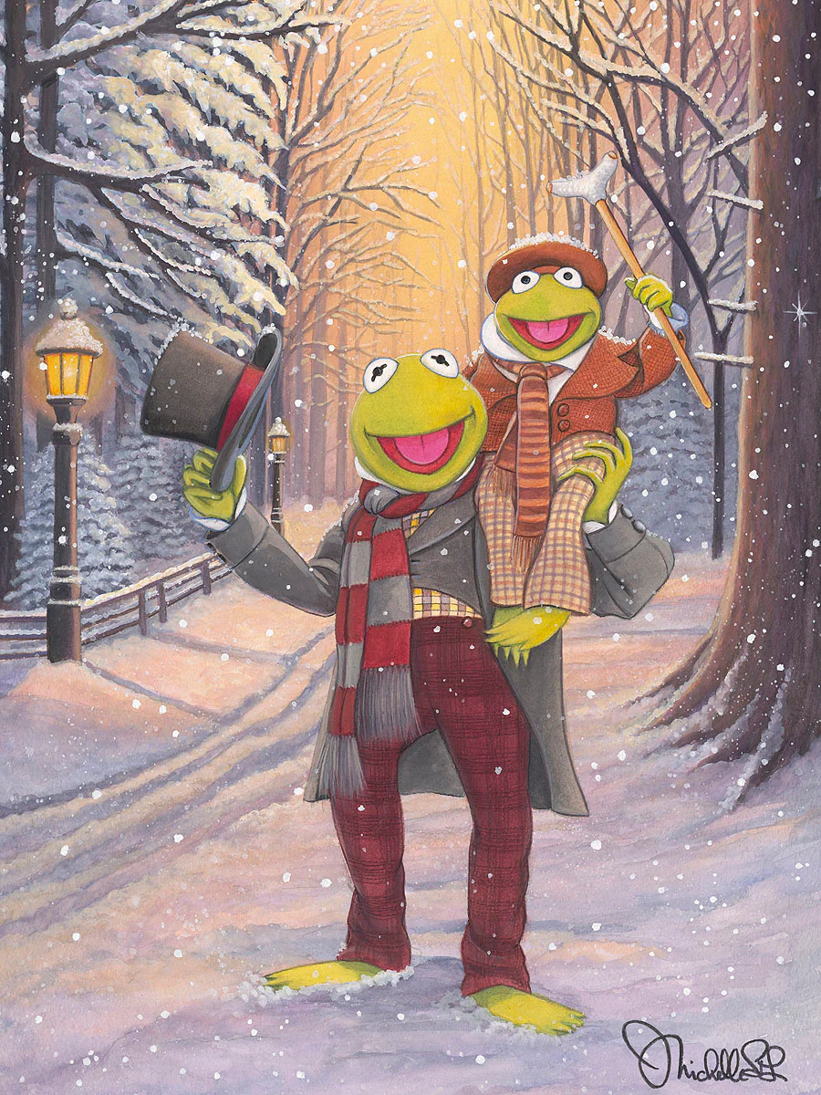 "Kermit and Tiny Tim" by Michelle St.Laurent | Signed and Numbered Edition - Image 2