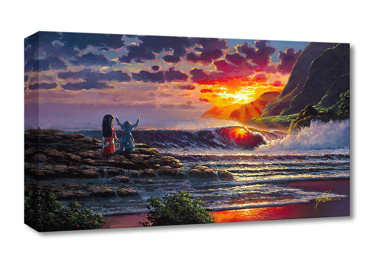 "Lilo and Stitch Share a Sunset" by Rodel Gonzalez