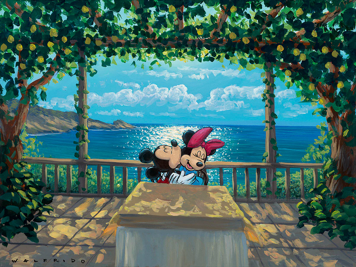 "Lunch Under the Lemon Trees" by Walfrido Garcia - Image 2