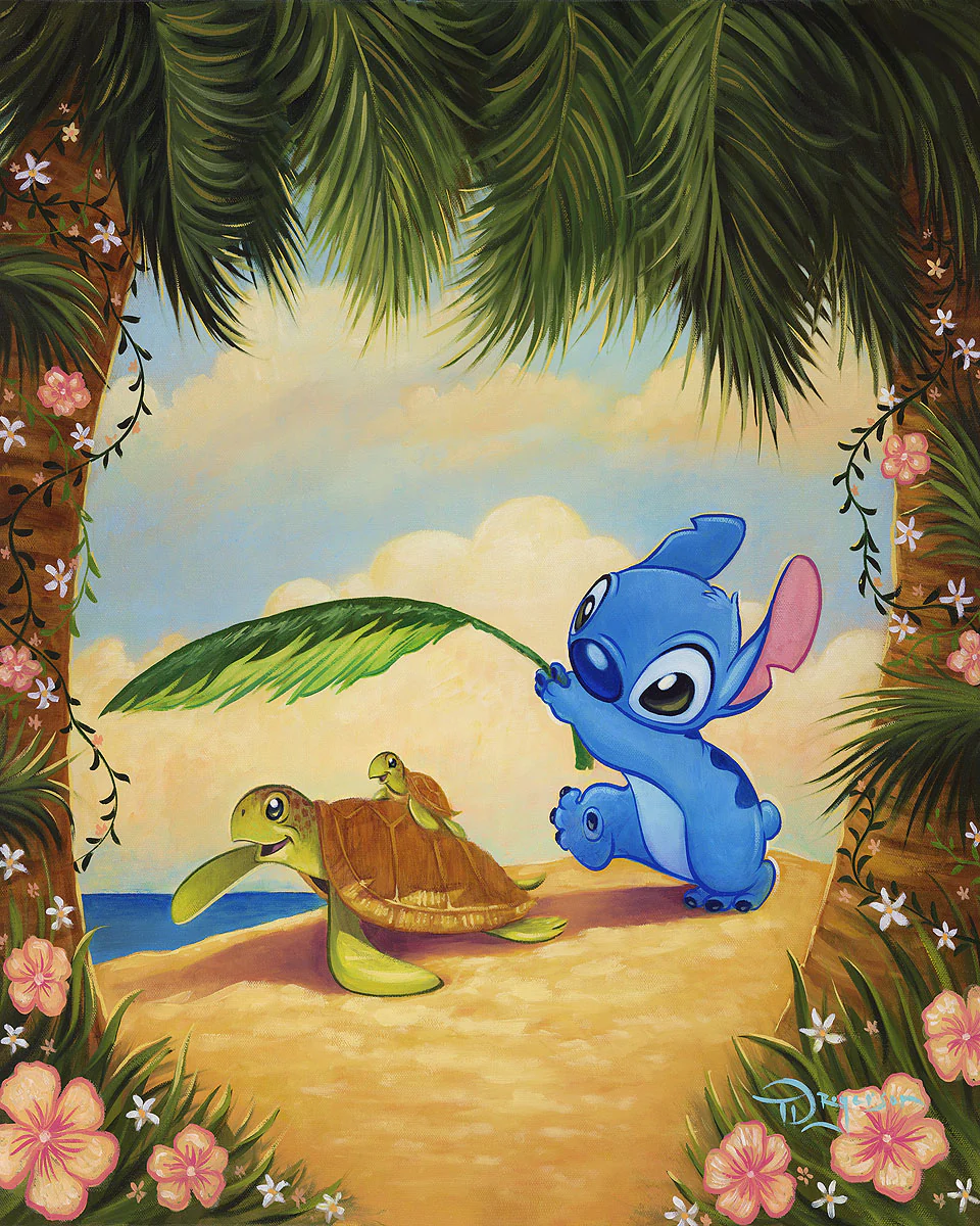 "Mahalo Stitch" by Tim Rogerson - Image 2