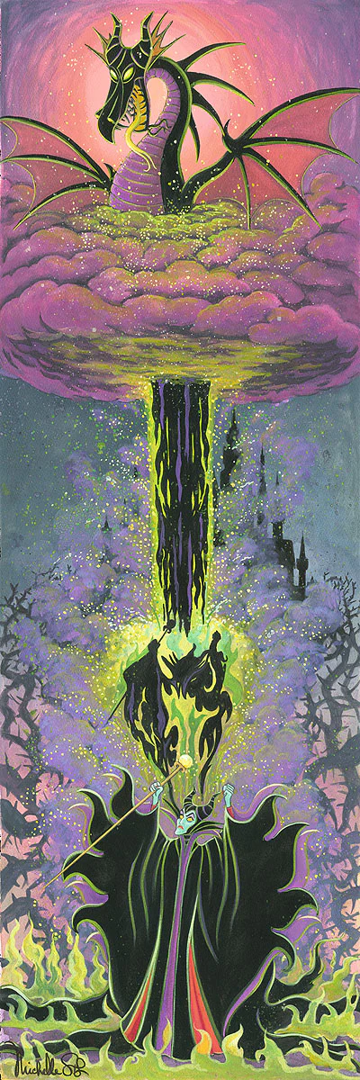 "Maleficent’s Transformation" by Michelle St.Laurent | Signed and Numbered Edition - Image 2