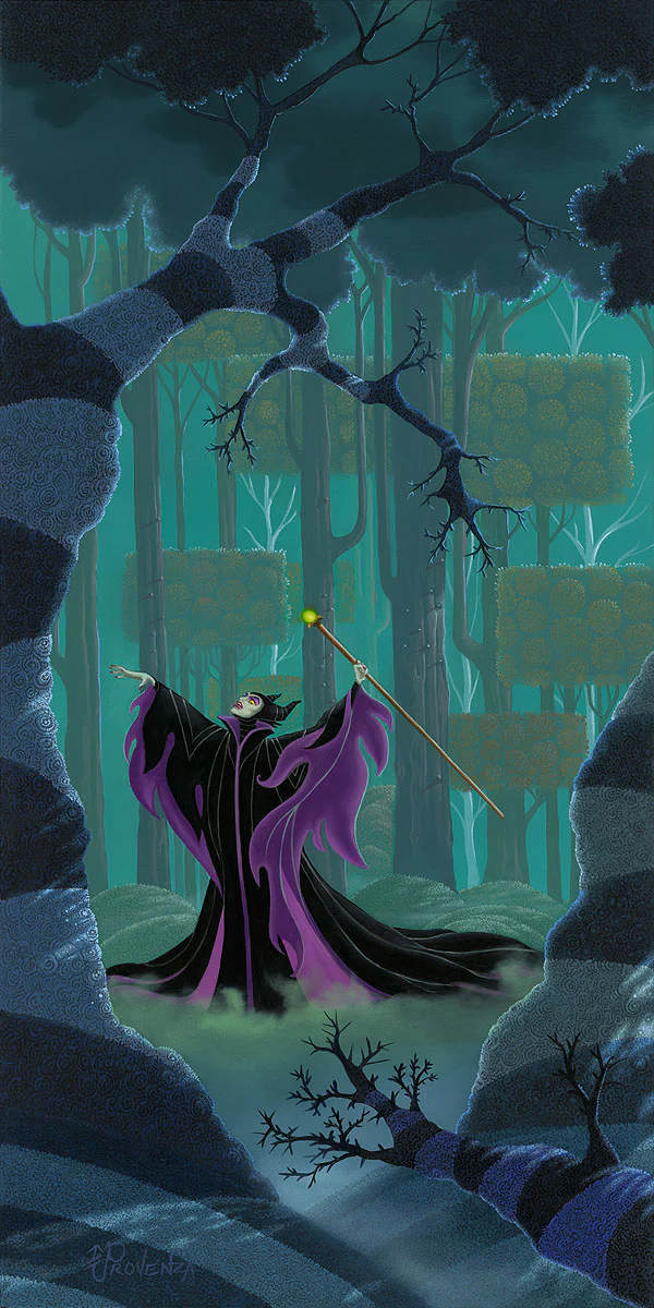 "Maleficent Summons the Power" by Michael Provenza | Signed and Numbered Edition - Image 2
