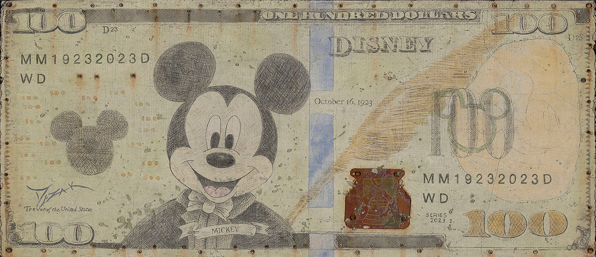 "Mickey "100 Hundred Dollar Bill"" by Trevor Mezak - Image 2