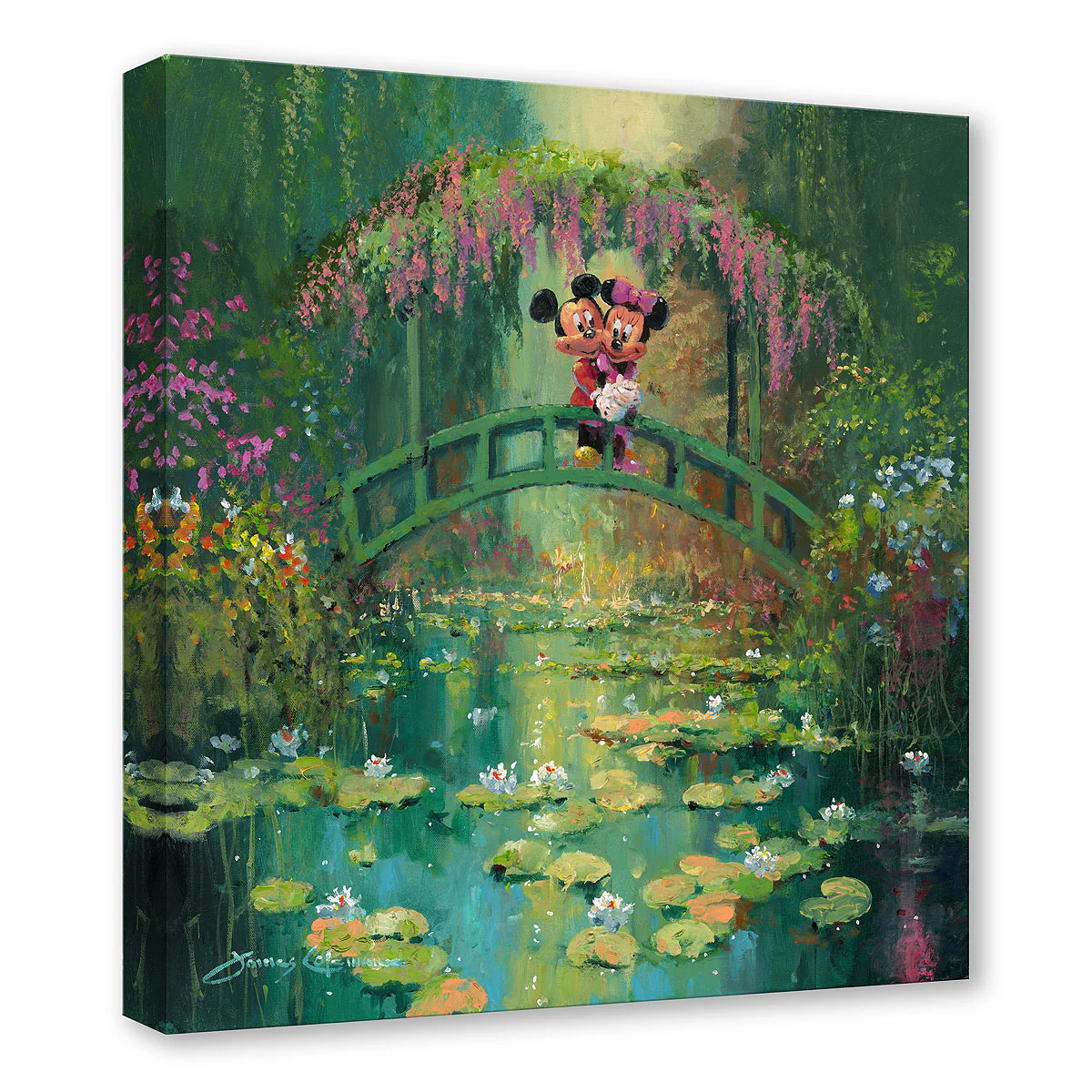 "Mickey And Minnie at Giverny" by James Coleman | Signed and Numbered Edition