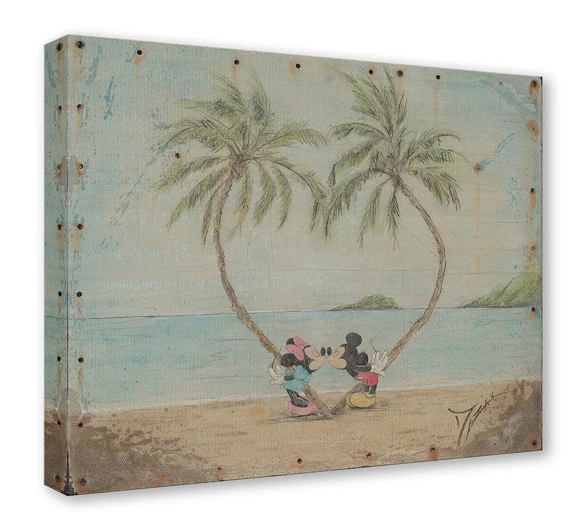 "Mickey and Minnie in Love" by Trevor Mezak | Signed and Numbered Edition