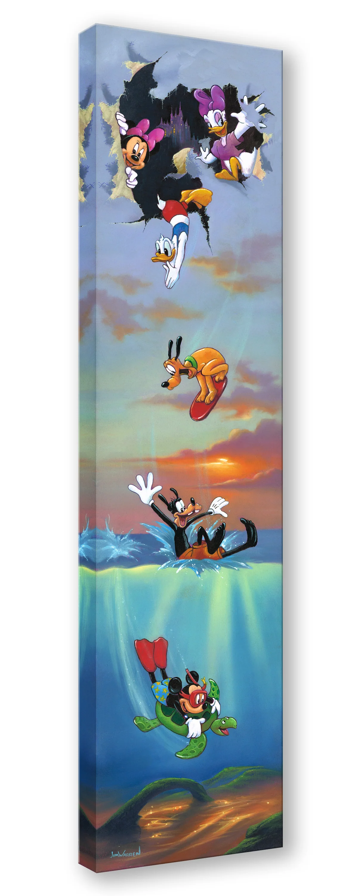 "Mickey and Pals Big Day Off" by Jim Warren | Signed and Numbered Edition
