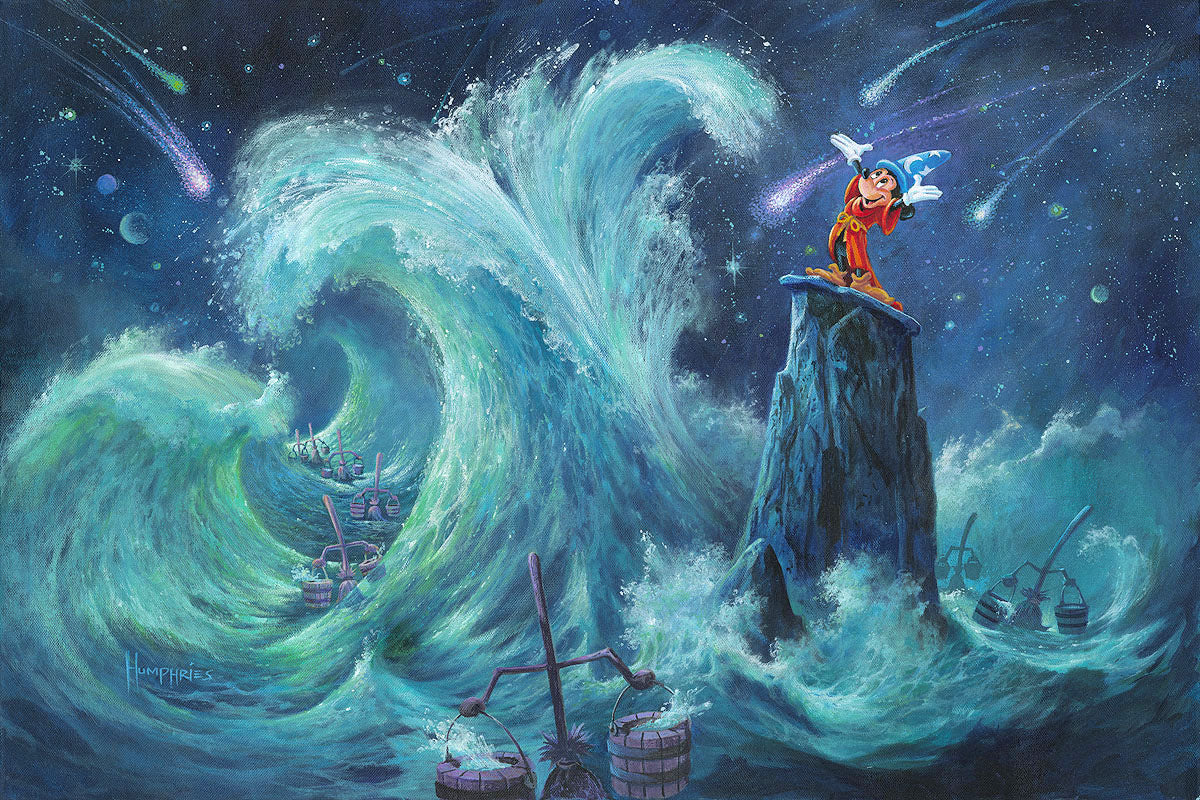 "Mickey Creates the Magic" by Michael Humphries | Signed and Numbered Edition - Image 2