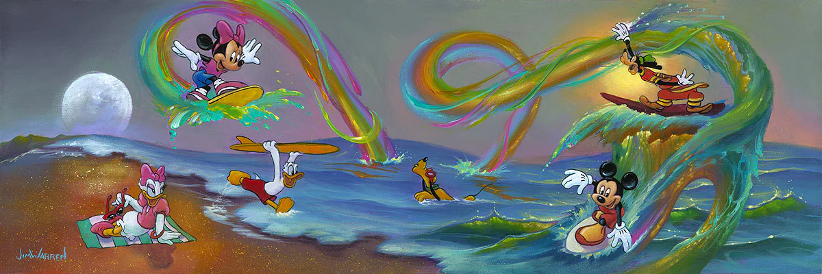"Mickey’s Crazy Wave" by Jim Warren - Image 2