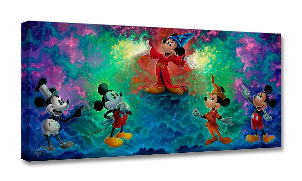"Mickey's Colorful History" by Jared Franco |Signed and Numbered Edition