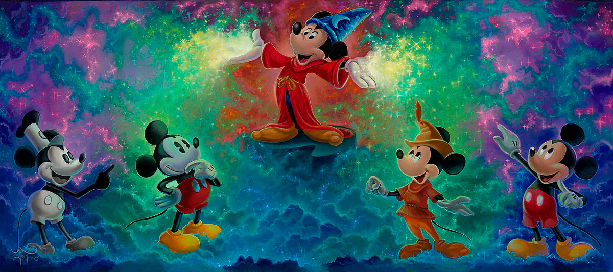 "Mickey's Colorful History" by Jared Franco |Signed and Numbered Edition - Image 2