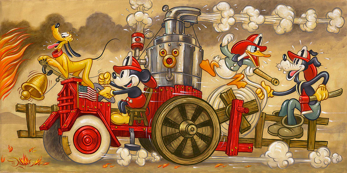 "Mickey's Fire Brigade" by Tim Rogerson - Image 2