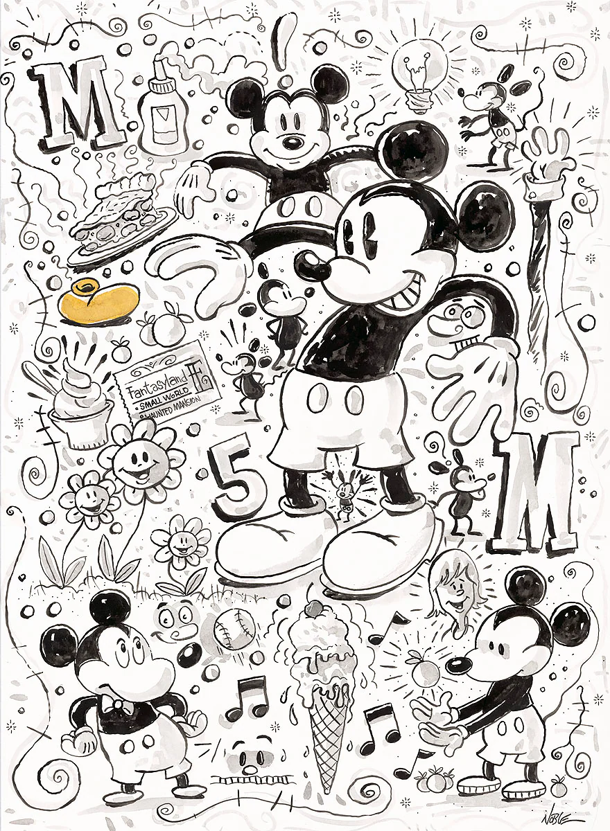 "Mickey's Grand Day" by Randy Noble | Signed and Numbered Edition - Image 2