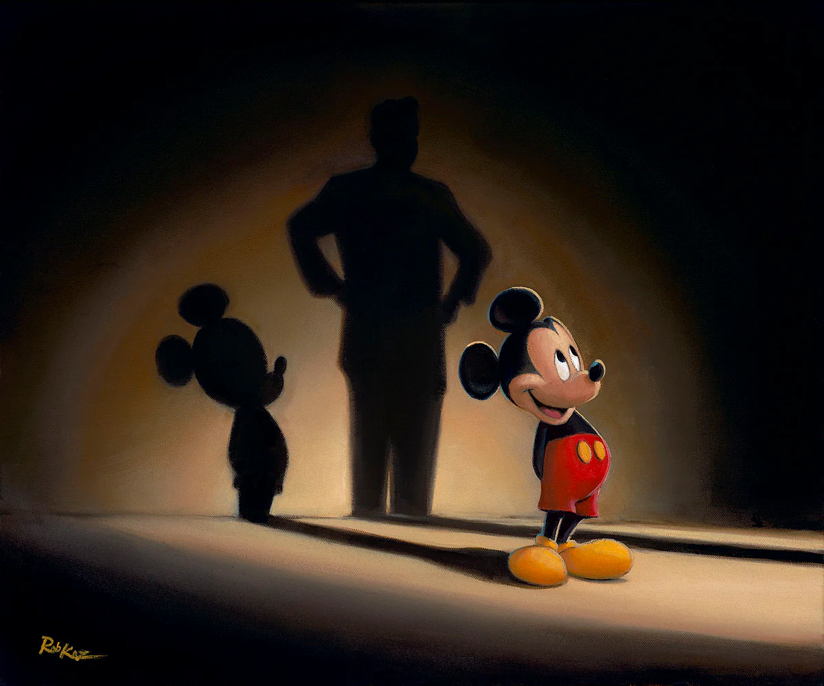 "Mickey's Shadow" by Rob Kaz | Signed and Numbered Edition - Image 2