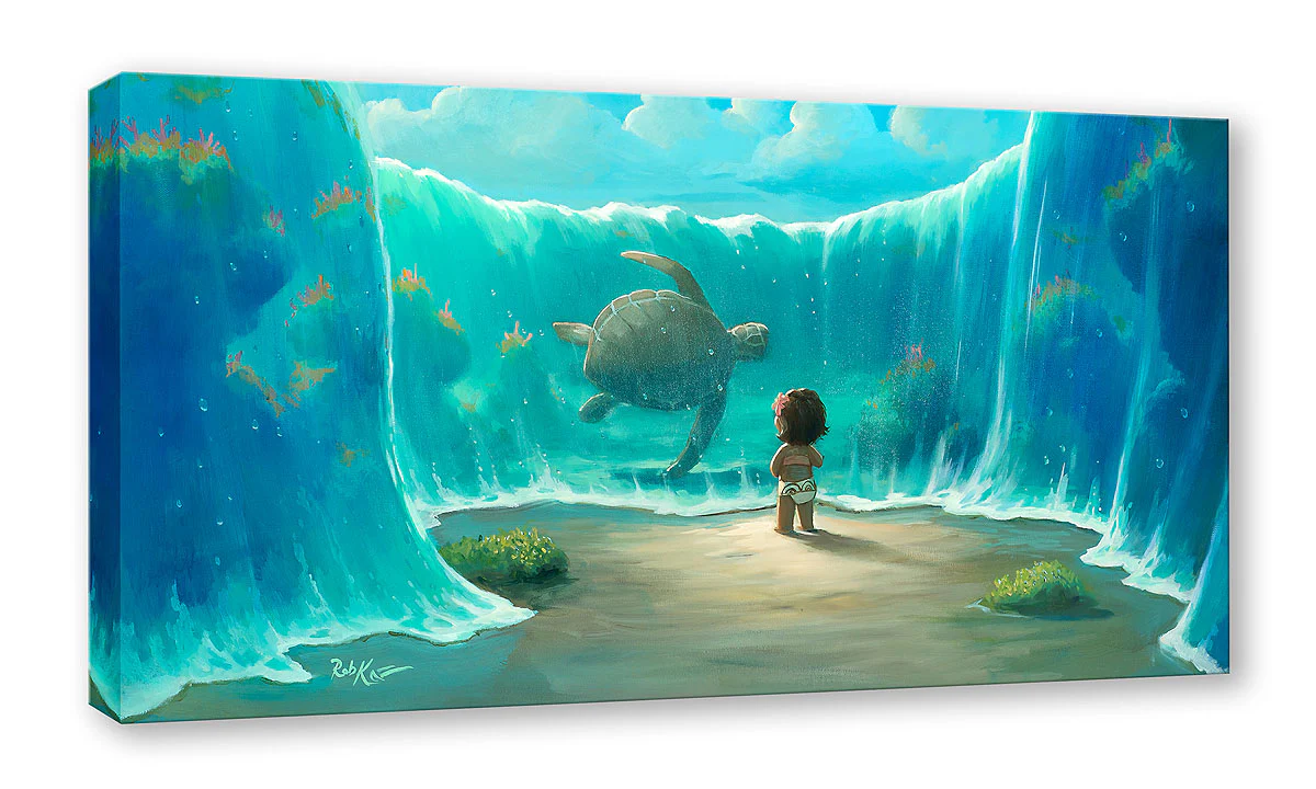 "Moana’s New Friend" by Rob Kaz | Signed and Numbered Edition