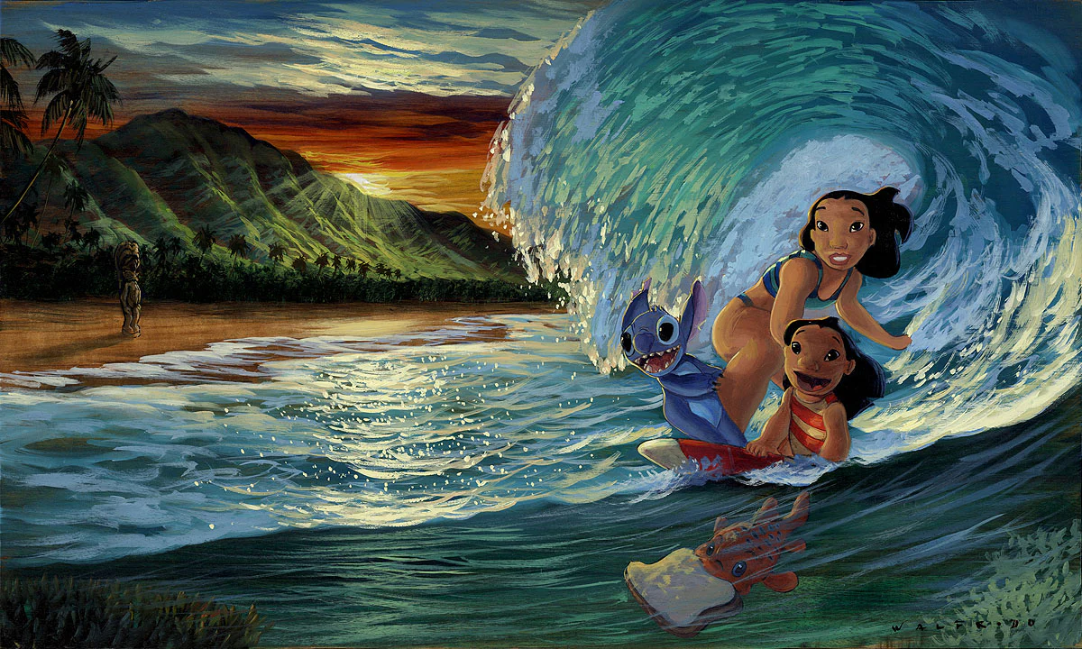 "Morning Surf" by Walfrido Garcia | Signed and Numbered Edition - Image 2