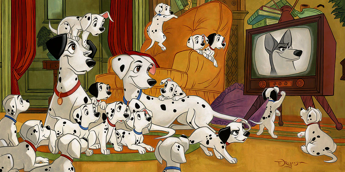 "Movie Night" by Tim Rogerson | Signed and Numbered Edition - Image 2