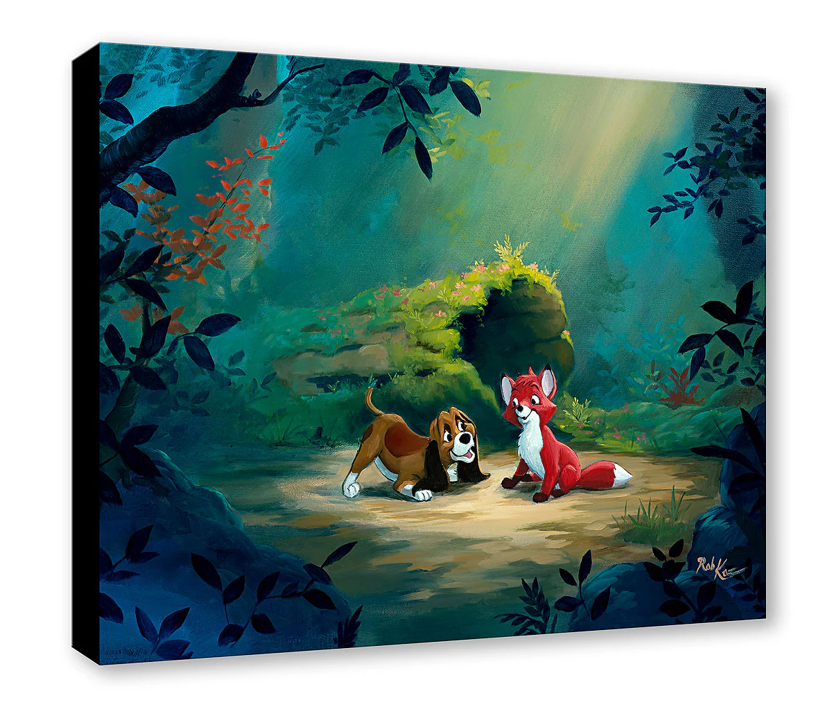 "New Found Friend in the Forest" by Rob Kaz | Signed and Numbered Edition