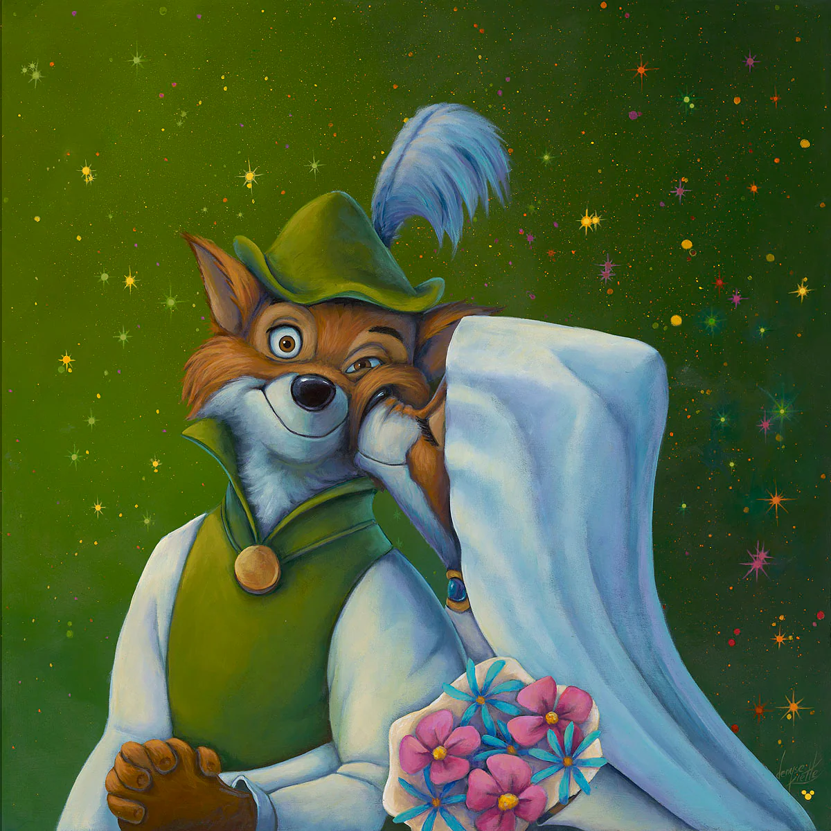 "Oo-De-Lally Kiss" by Denyse Klette | Signed and Numbered Edition - Image 2