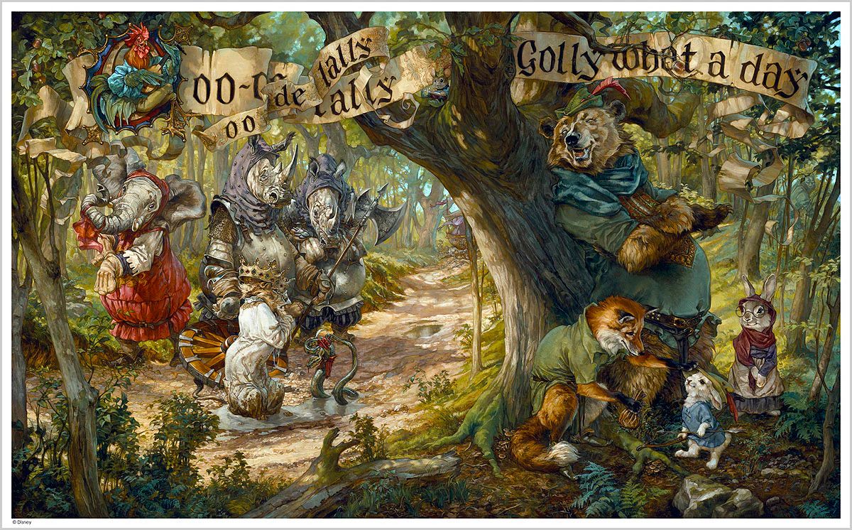 "Oo-De-Lally" by Heather Edwards |Lithograph