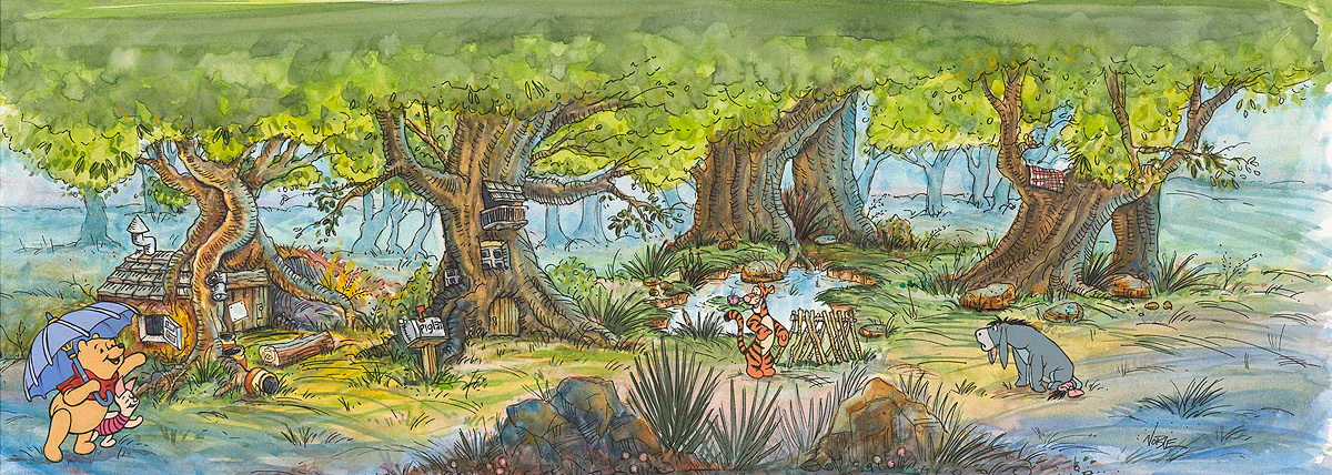 "Pooh's Grand Day" by Randy Noble | Signed and Numbered Edition - Image 2
