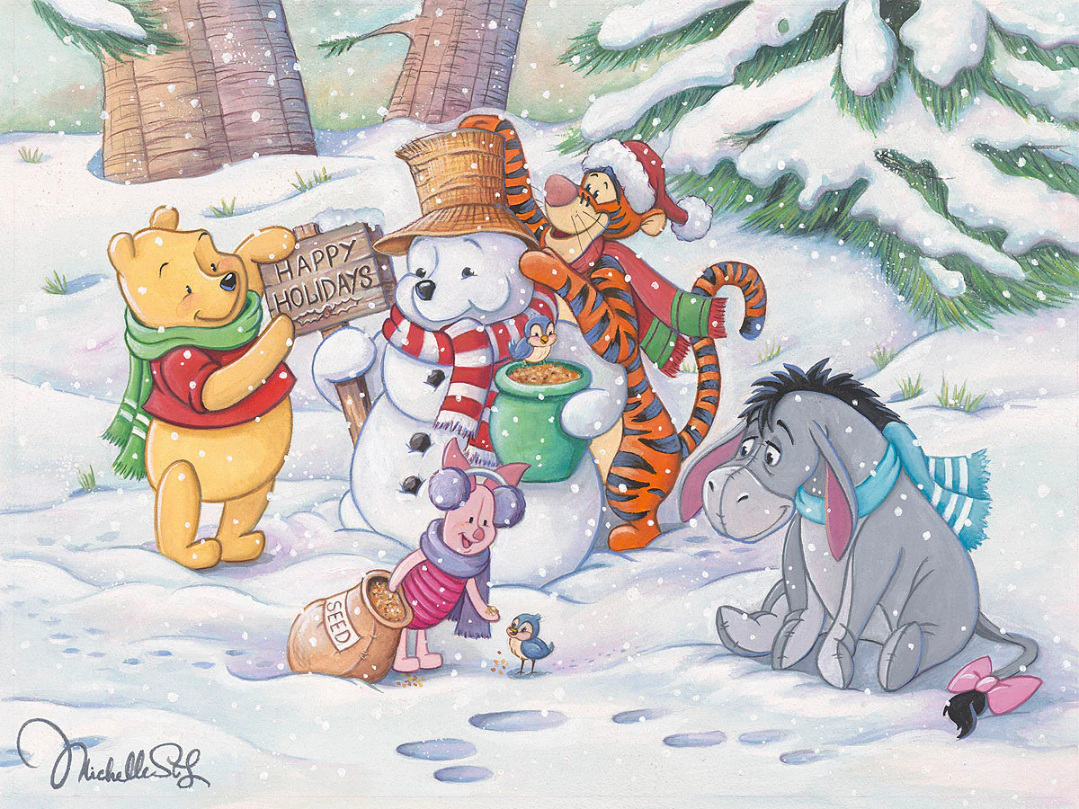 "Pooh's Winter Holiday" by Michelle St.Laurent - Image 2