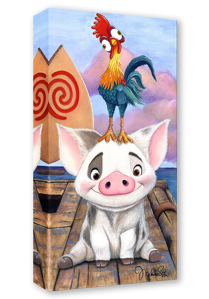 "Pua and Hei Hei" by Michelle St.Laurent