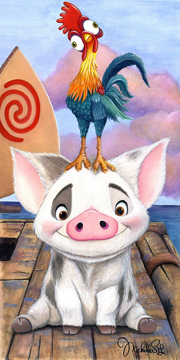 "Pua and Hei Hei" by Michelle St.Laurent - Image 2