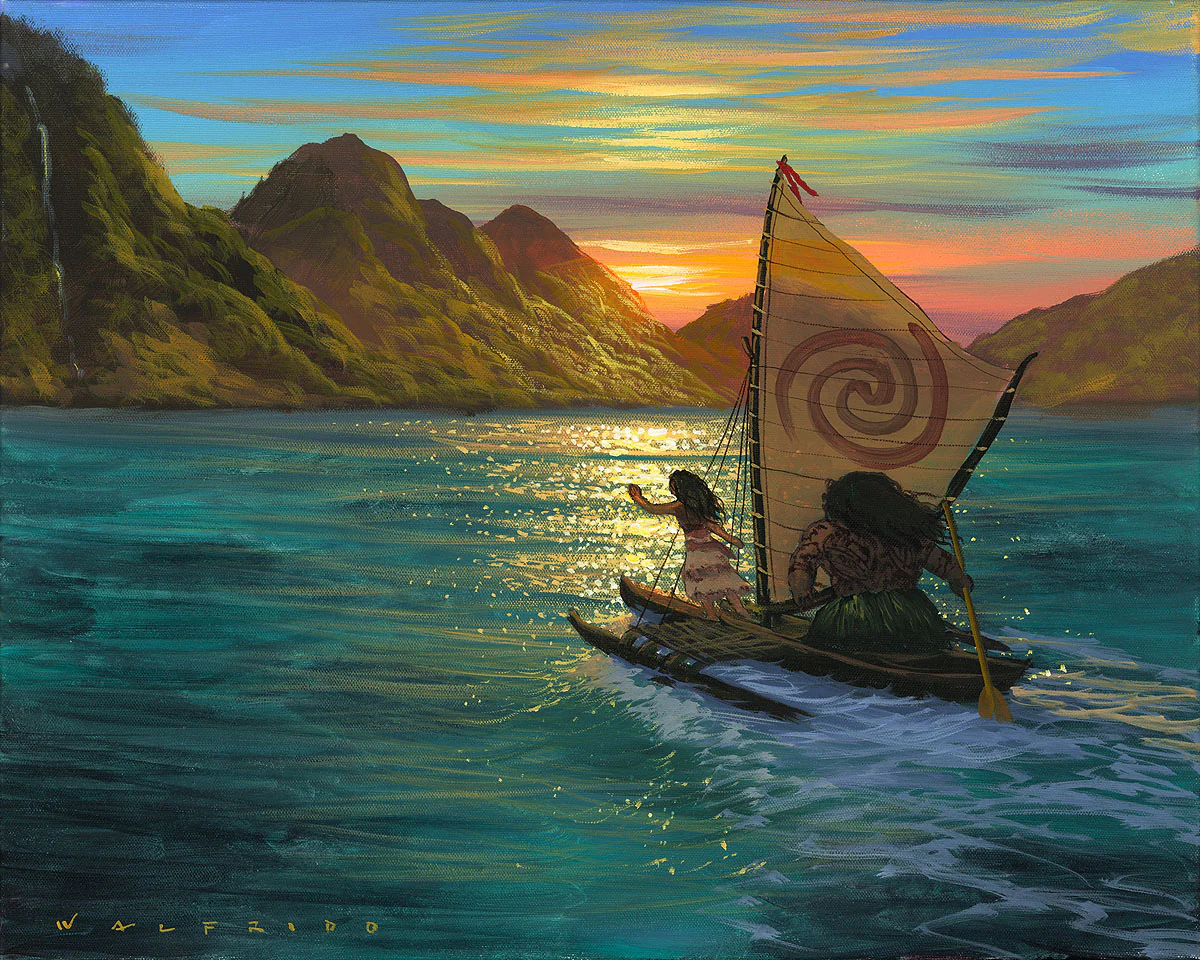 "Sailing Into the Sun" by Walfrido Garcia | Signed and Numbered Edition - Image 2