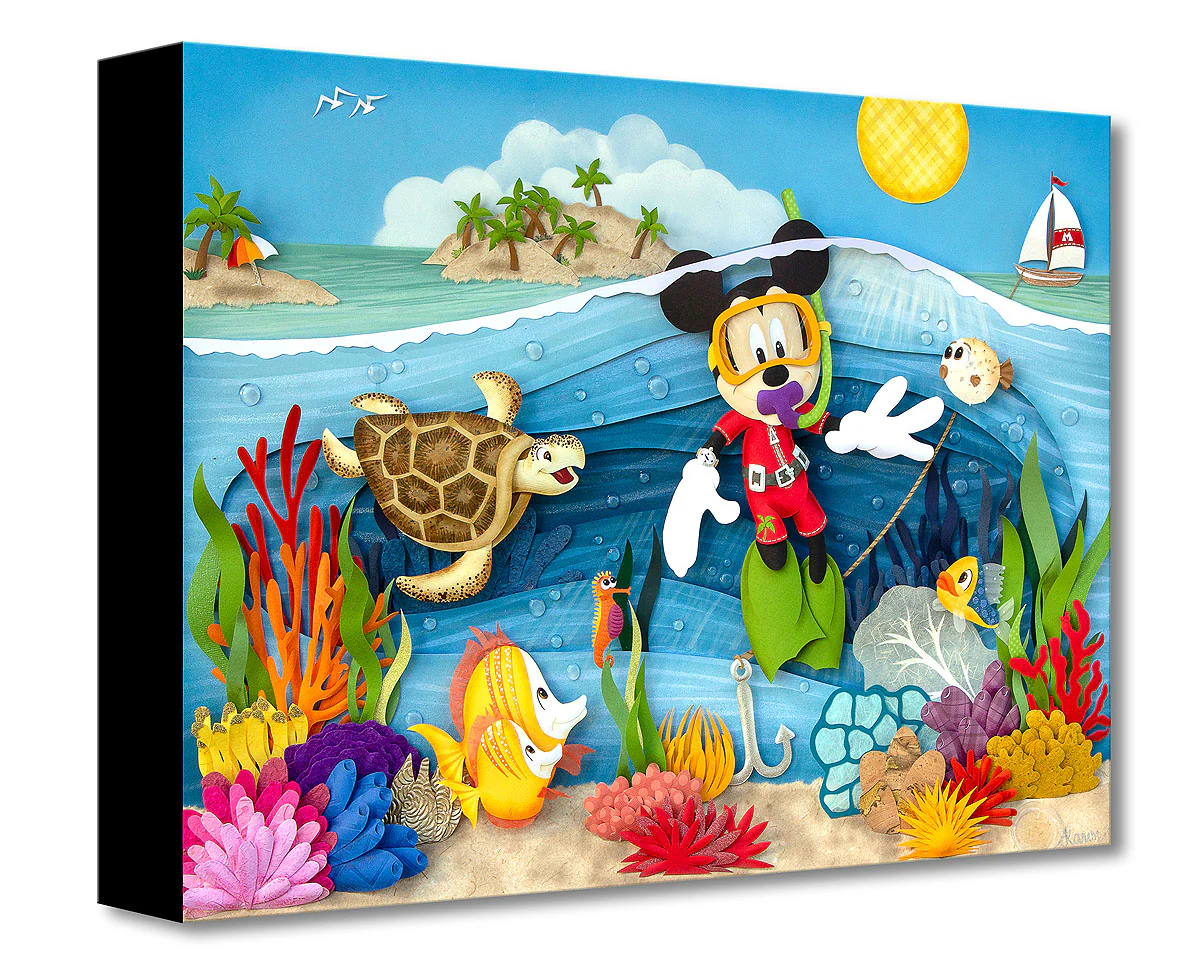 "Scuba Mickey" by Karin Arruda