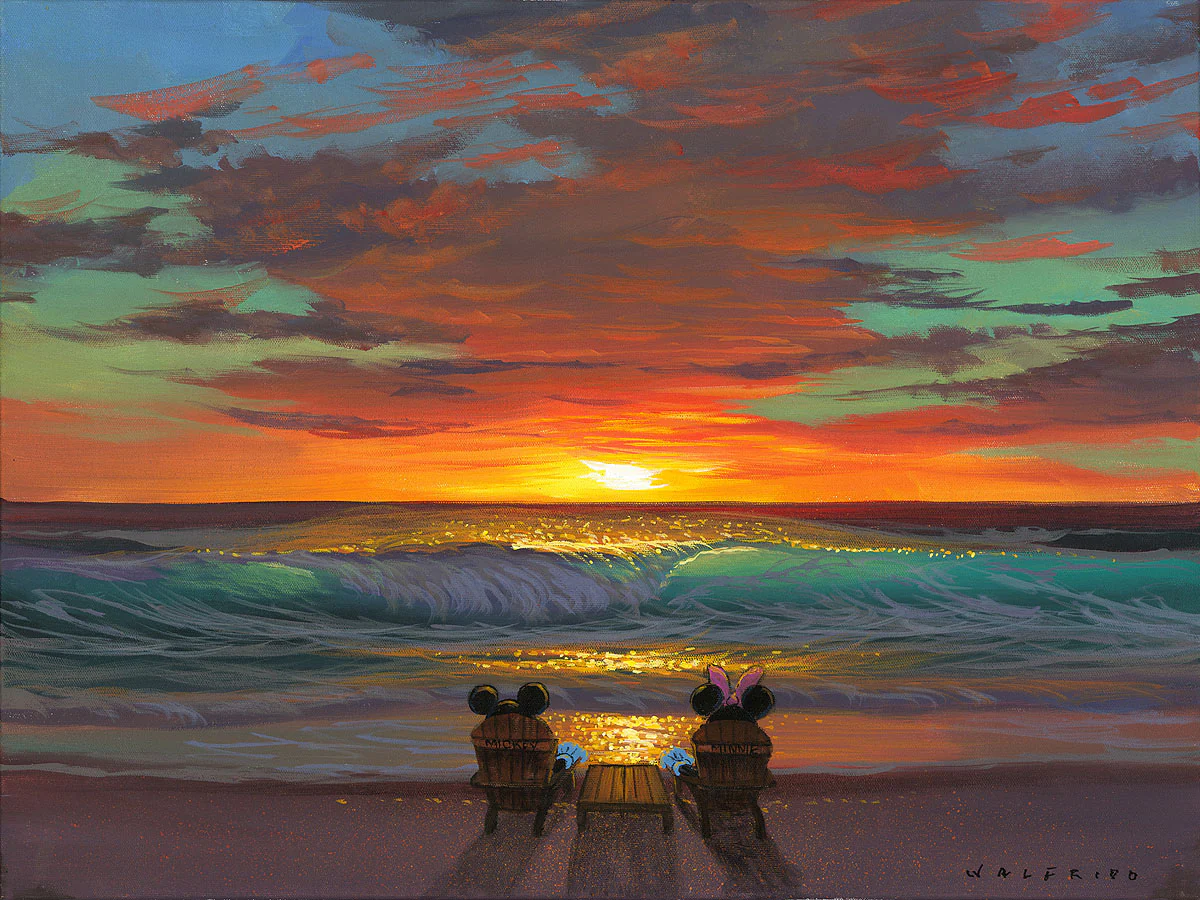 "Sharing a Sunset" by Walfrido Garcia | Signed and Numbered Edition - Image 2