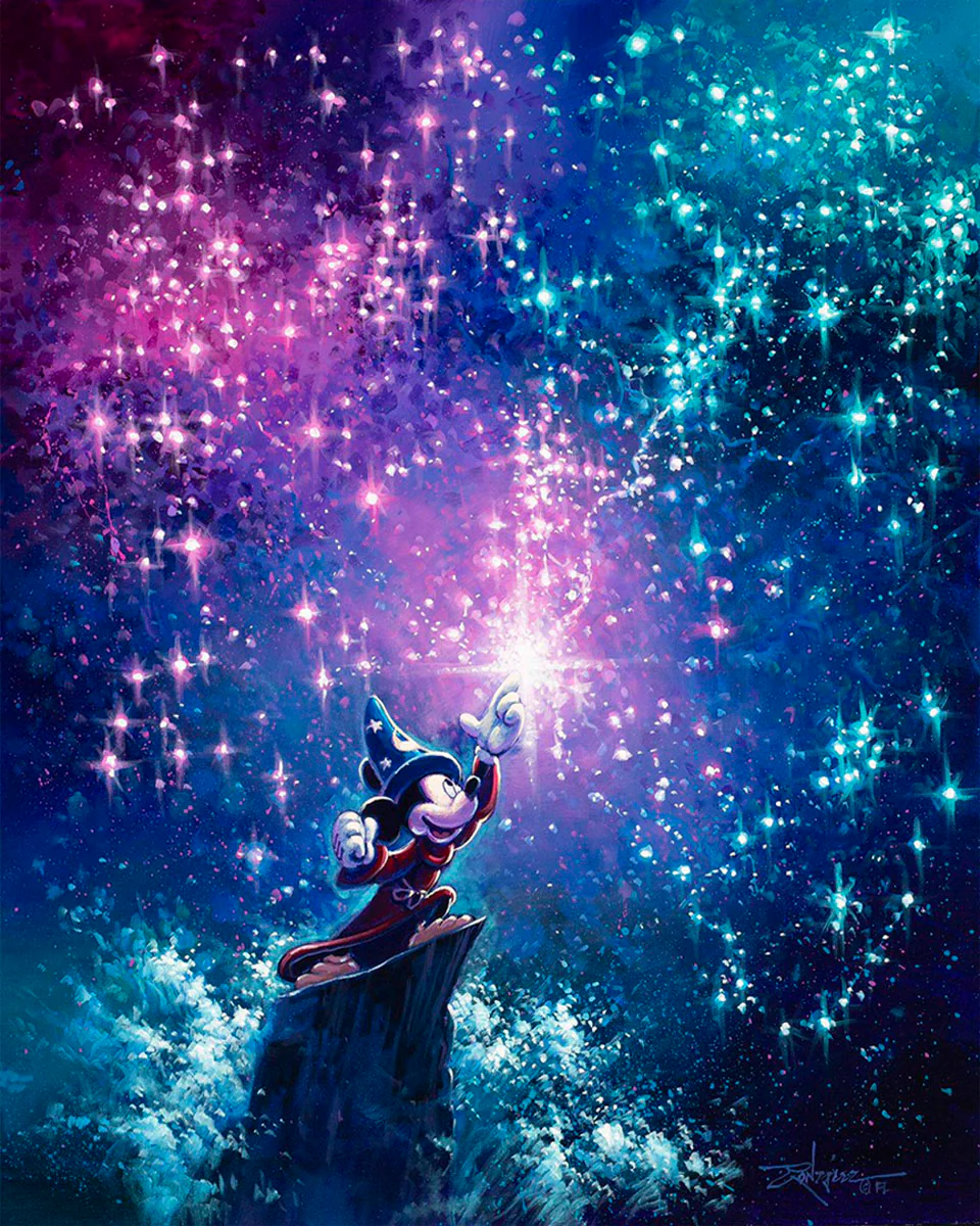 "Sorcerer Mickey" by Rodel Gonzalez | Signed and Numbered Edition - Image 2
