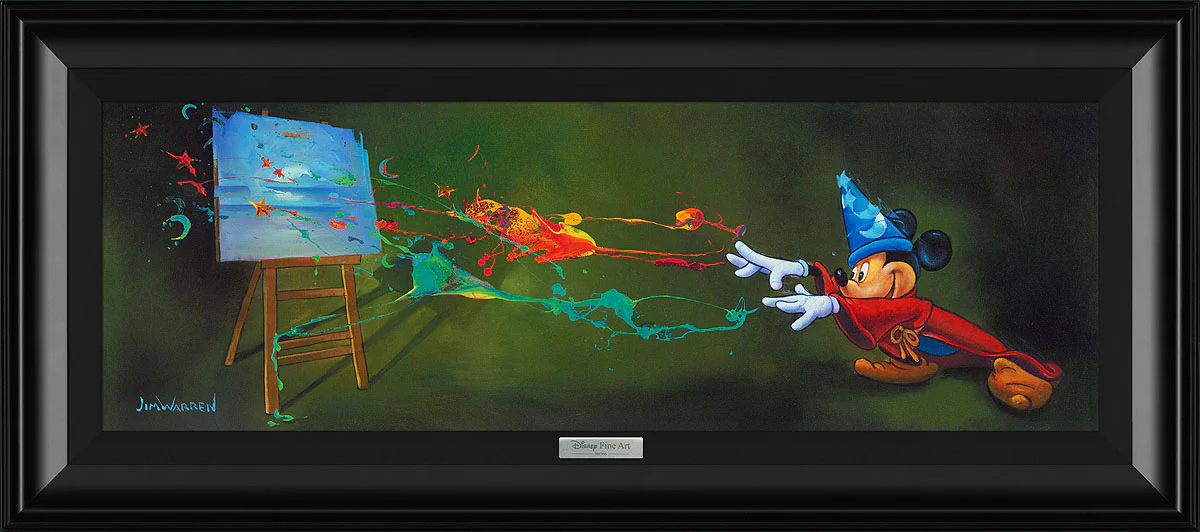 "Sorcerer Paints the Magic" by Jim Warren