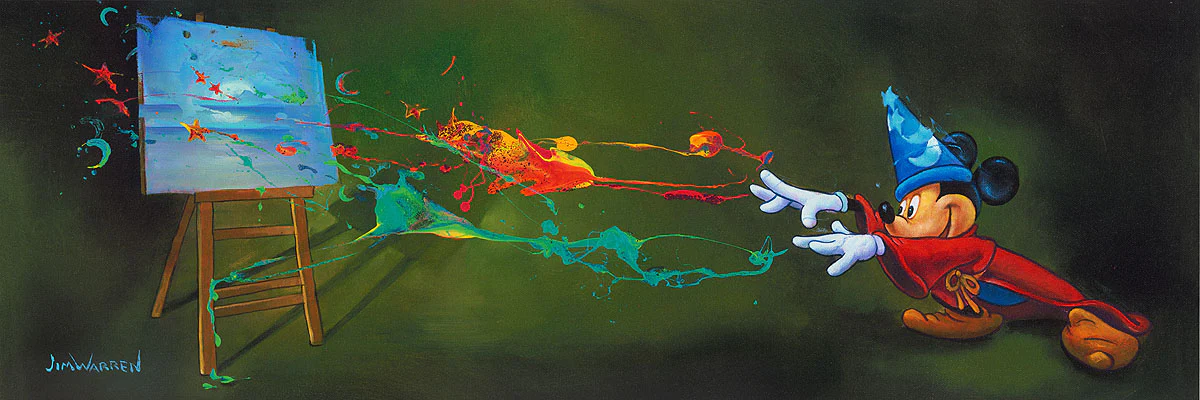 "Sorcerer Paints the Magic" by Jim Warren - Image 2