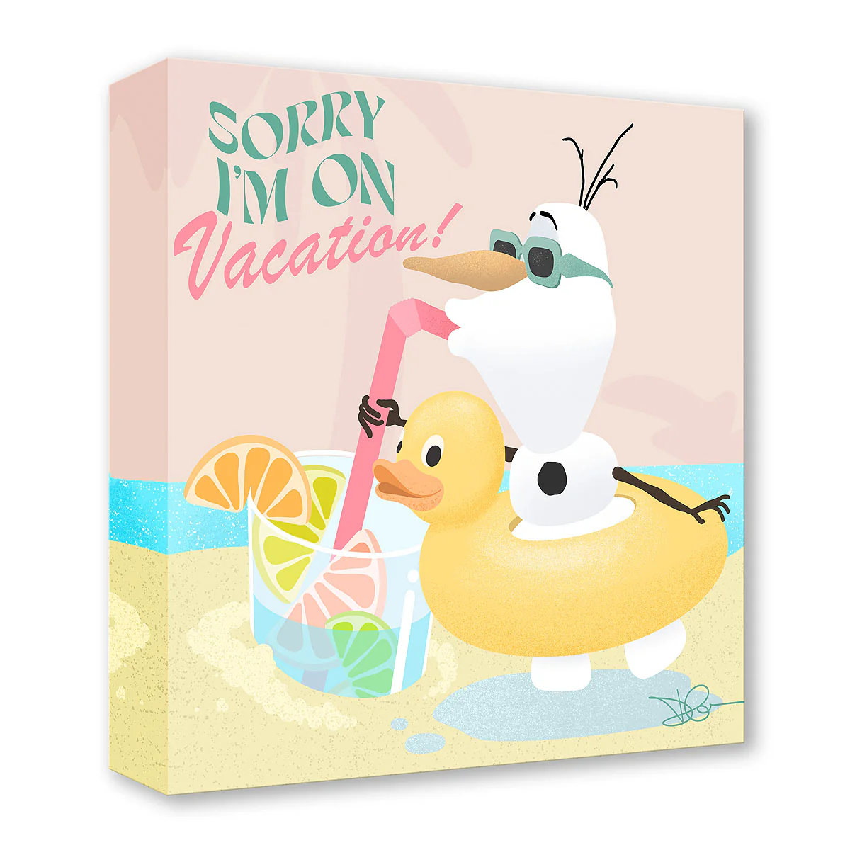 "Sorry, I'm On Vacation" by Dom Corona