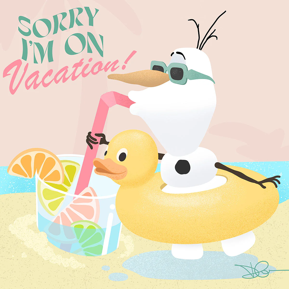 "Sorry, I'm On Vacation" by Dom Corona - Image 2