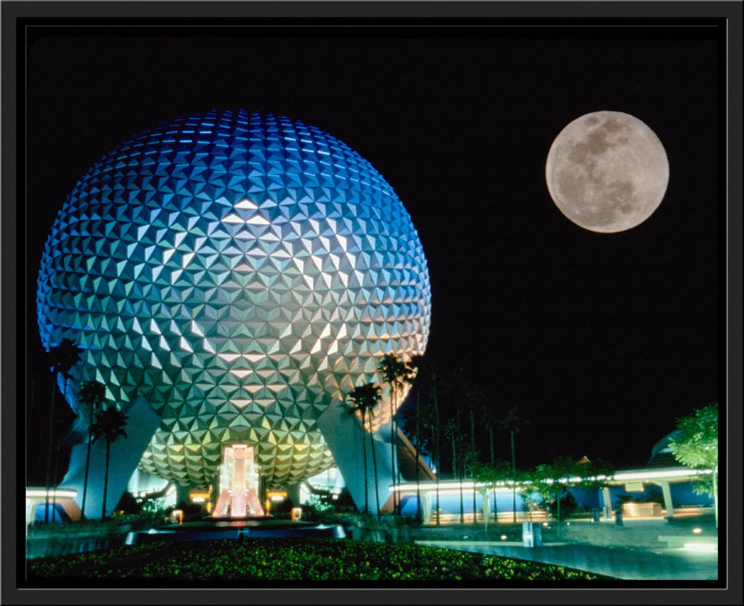 "Spaceship Earth and the Moon" from Disney Photo Archives - Image 12