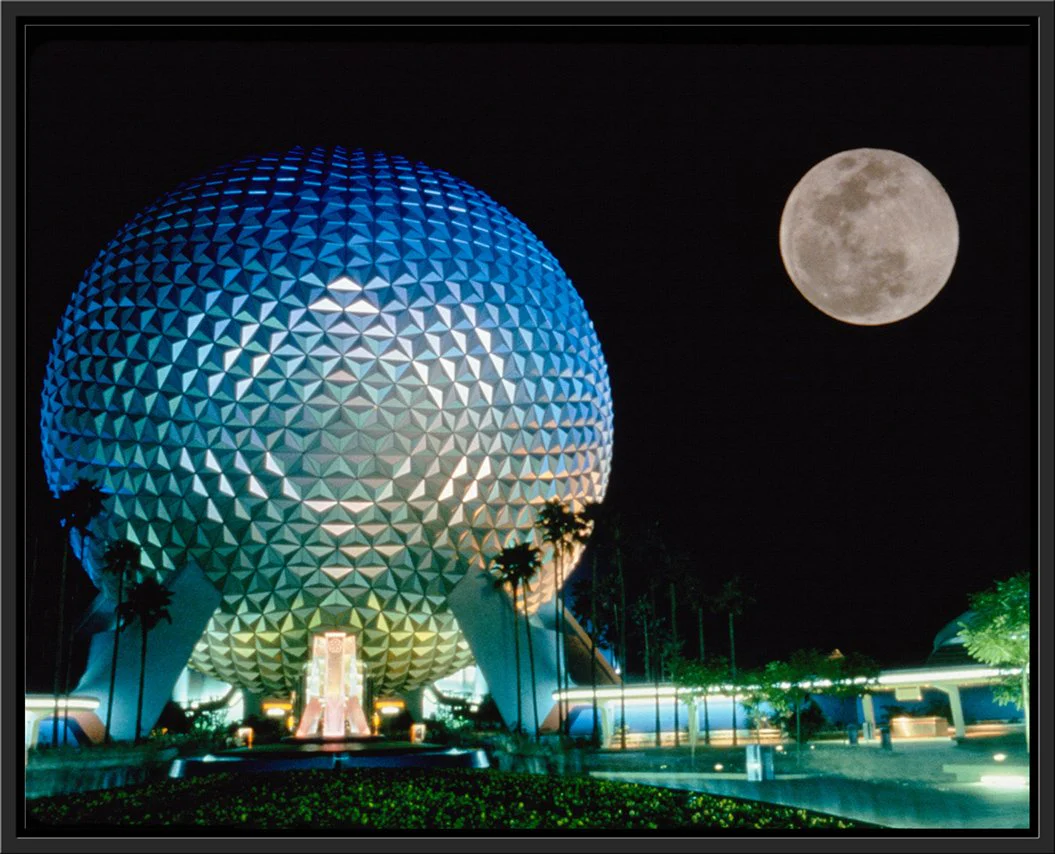 "Spaceship Earth and the Moon" from Disney Photo Archives - Image 13