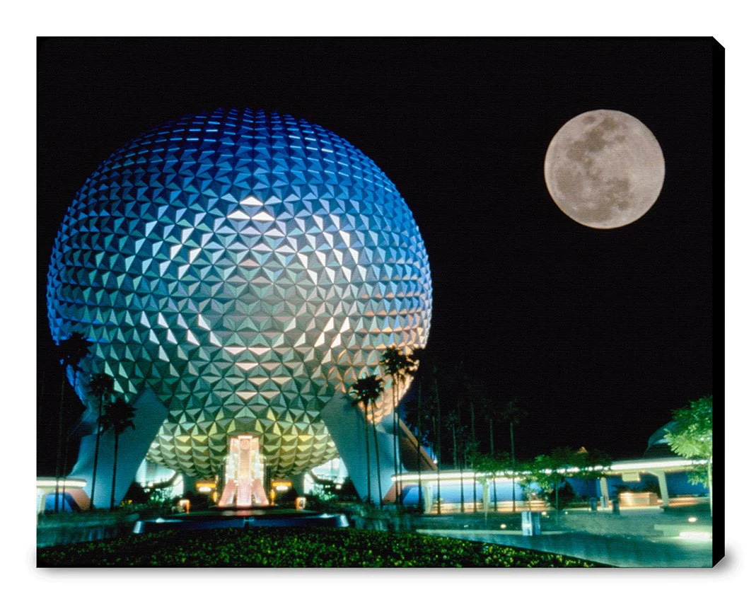 "Spaceship Earth and the Moon" from Disney Photo Archives - Image 14